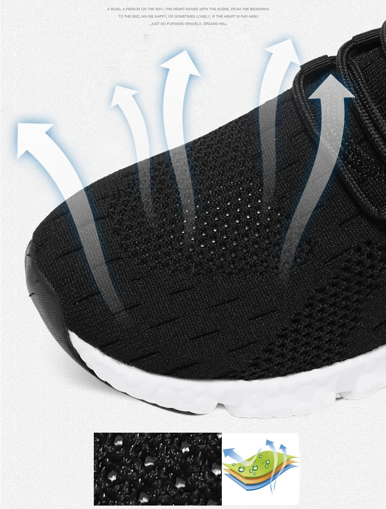 Sapatos masculinos de malha respirável, tênis leves e modernos para caminhada, tênis masculinos plus size para corrida e fitness ao ar livre 2024