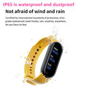 Relógio Inteligente M6 Masculino e Feminino, Pulseira Inteligente para Fitness, Esportiva, Monitor de Frequência Cardíaca e Pressão Arterial, Resistente à Água e Multifuncional