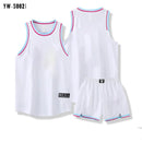 Camisa de basquete infantil e adulto personalizável, uniforme de treino de secagem rápida para meninos e meninas, agasalho esportivo infantil.