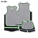 Camisa de basquete infantil e adulto personalizável, uniforme de treino de secagem rápida para meninos e meninas, agasalho esportivo infantil.