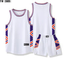 Camisa de basquete infantil e adulto personalizável, uniforme de treino de secagem rápida para meninos e meninas, agasalho esportivo infantil.