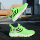 Tênis esportivos casuais masculinos, tênis leves e respiráveis, de malha preta, para corrida, atlético, para caminhada