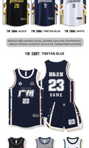 Camisa de basquete infantil e adulto personalizável, uniforme de treino de secagem rápida para meninos e meninas, agasalho esportivo infantil.