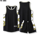 Camisa de basquete infantil e adulto personalizável, uniforme de treino de secagem rápida para meninos e meninas, agasalho esportivo infantil.