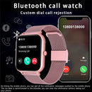 Relógio Inteligente Xiaomi Call Feminino com Mostrador Personalizável para Android e iOS, Resistente à Água, Bluetooth, Música, Pulseira Sensível ao Toque.