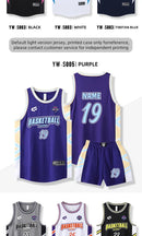 Camisa de basquete infantil e adulto personalizável, uniforme de treino de secagem rápida para meninos e meninas, agasalho esportivo infantil.