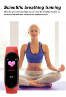 Relógio Inteligente M6 Masculino e Feminino, Pulseira Inteligente para Fitness, Esportiva, Monitor de Frequência Cardíaca e Pressão Arterial, Resistente à Água e Multifuncional