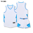 Camisa de basquete infantil e adulto personalizável, uniforme de treino de secagem rápida para meninos e meninas, agasalho esportivo infantil.