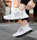 Sapatos masculinos de malha respirável, tênis leves e modernos para caminhada, tênis masculinos plus size para corrida e fitness ao ar livre 2024